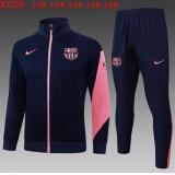 Chándal FC Barcelona 2025/26 (Dark Bule long zipper) - NIÑOS